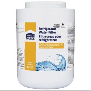 Project Source Twist-in Refrigerator Water Filter G-1-2 Fits GE MWF 2 Pack